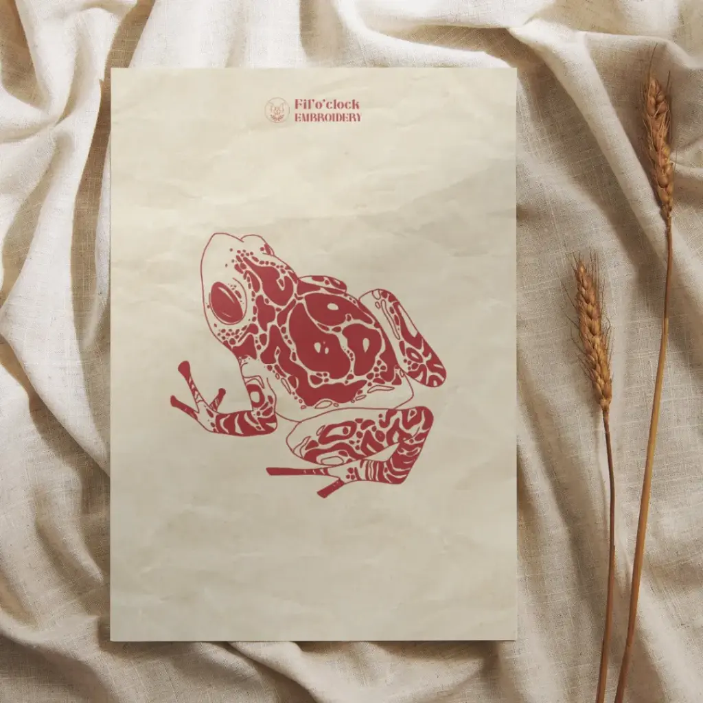 Carte illustrée grenouille 2