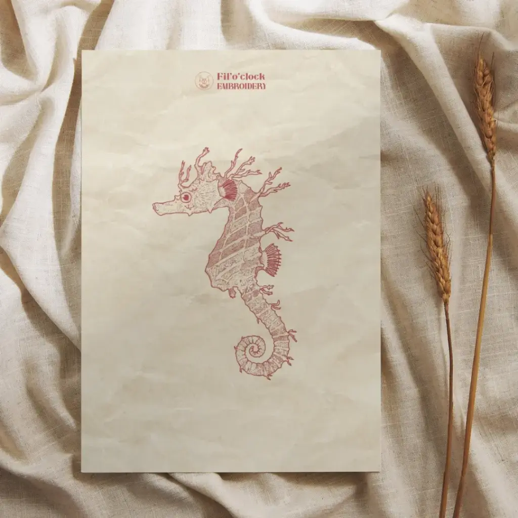 Carte illustrée Hippocampe 4