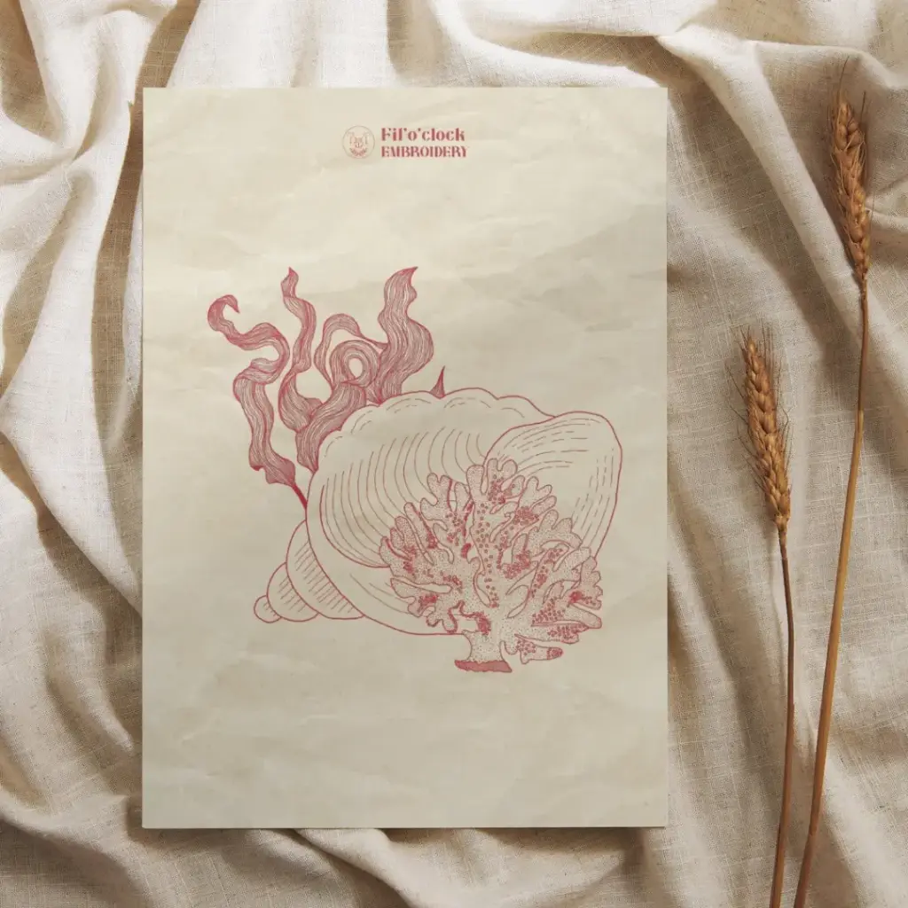 Caarte illustrée Coquillage 1 - Néréides