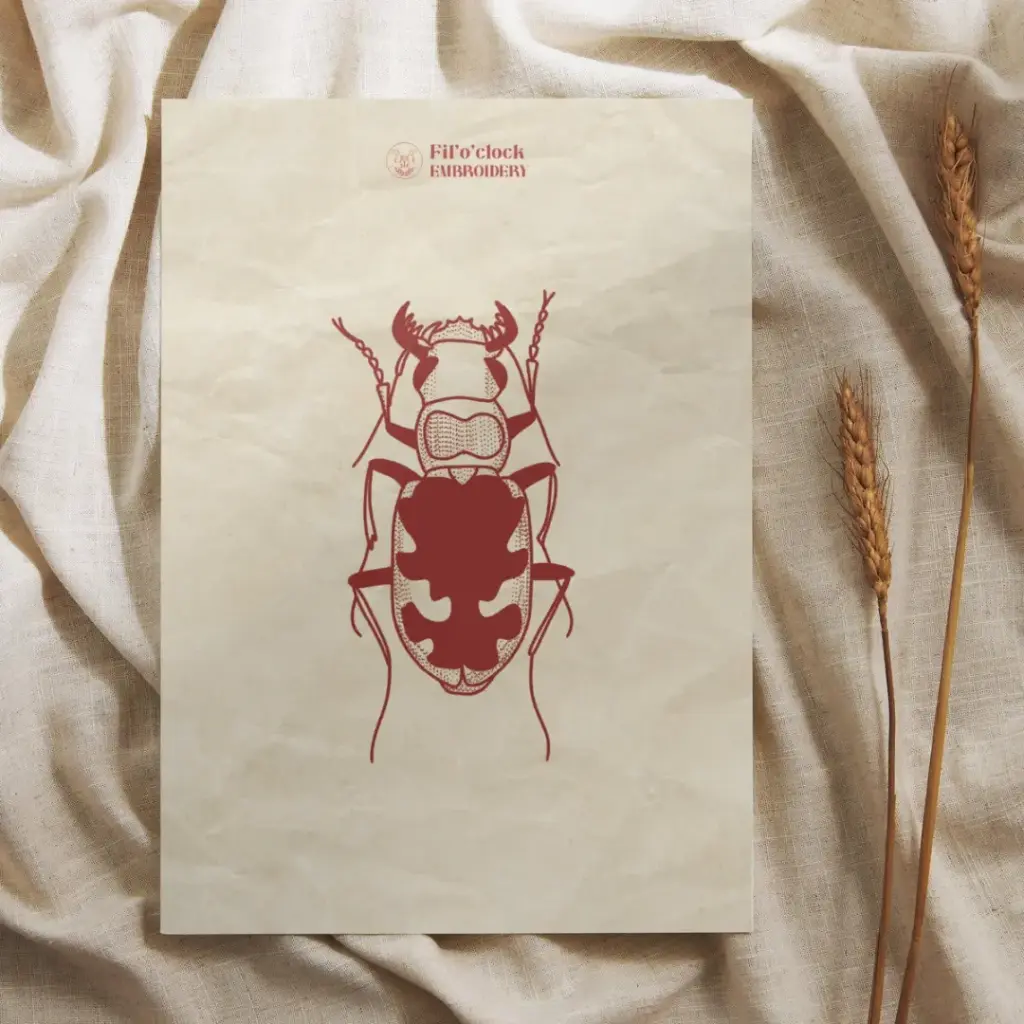 Carte illustrée Scarabée 7