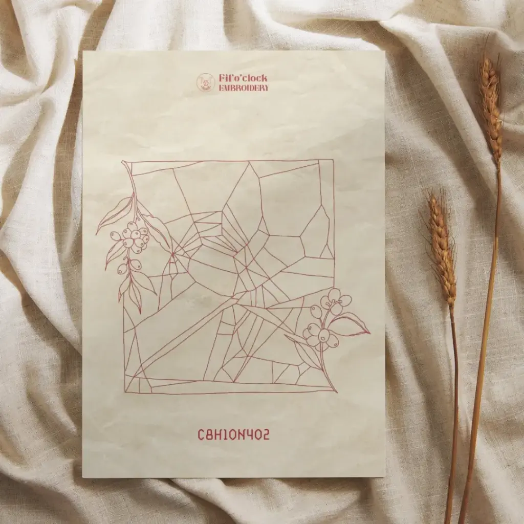 Carte illustrée Toile d'araignée 2