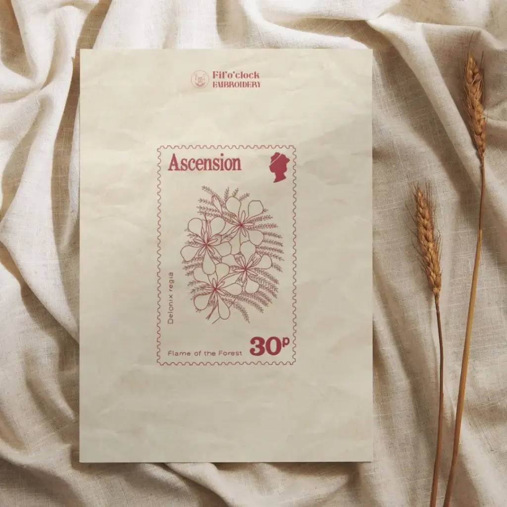 Carte illustrée Timbre 2