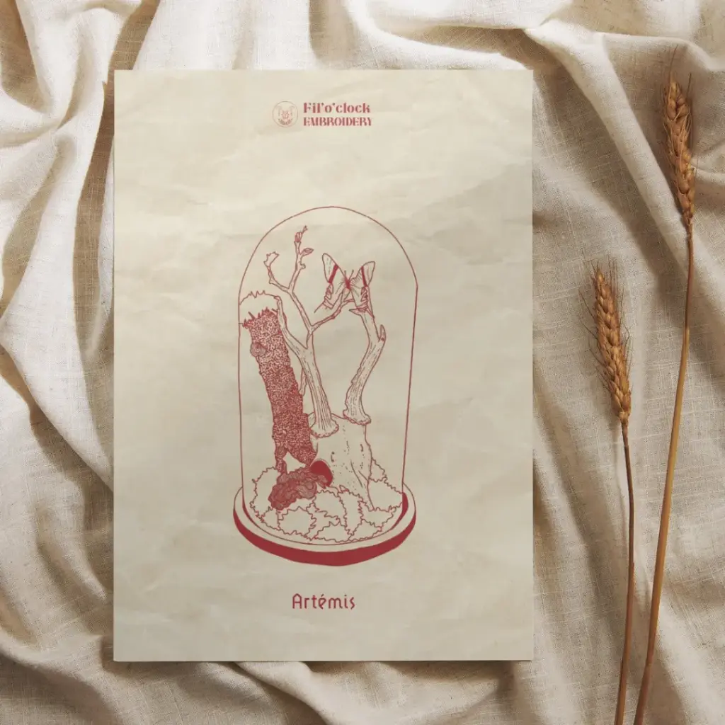 Carte illustrée Artémis - Witchy  Jars