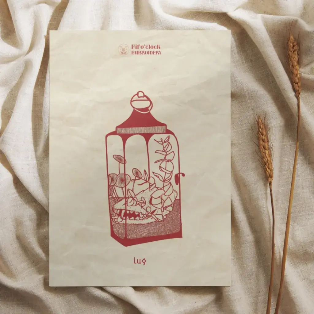 Carte illustrée Lug - Witchy Jars