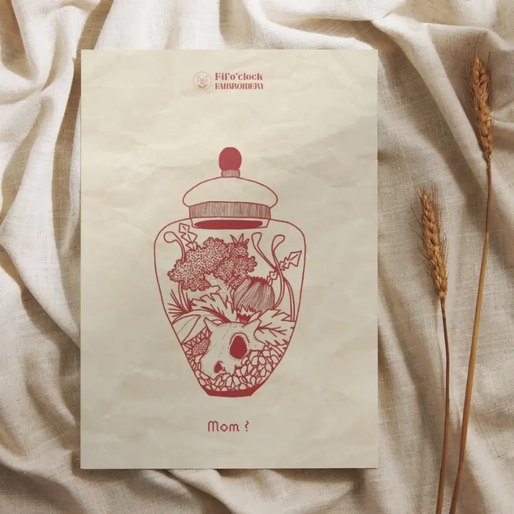 Carte illustrée Mom ? - Witchy Jars