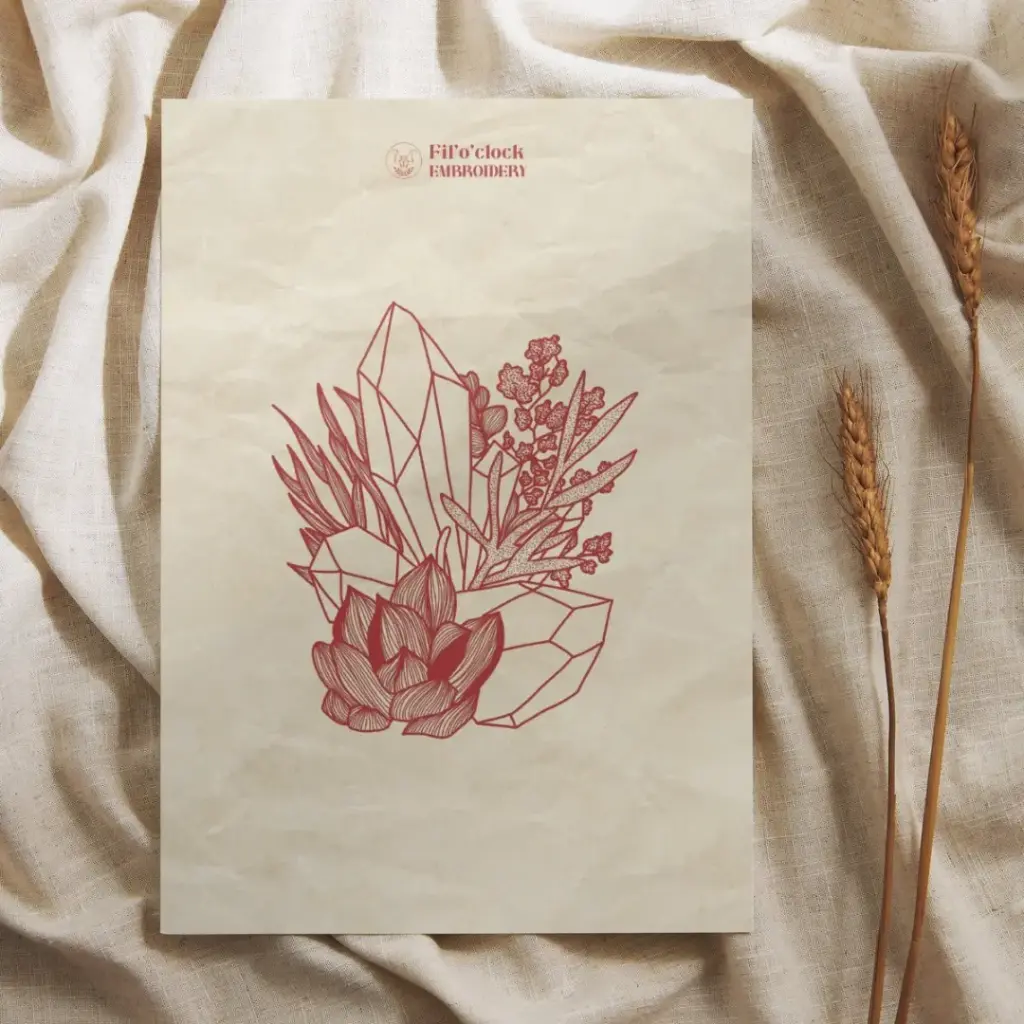 Carte illustrée cristaux 4