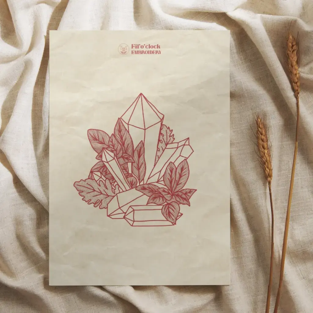 Carte illustrée cristaux 5