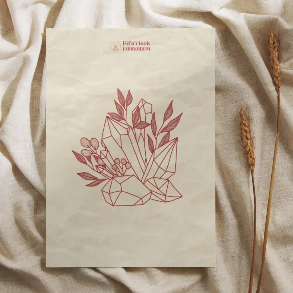 Carte illustrée cristaux 5