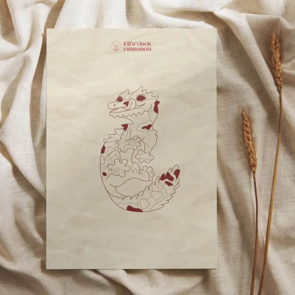 Carte illustrée Gecko 3
